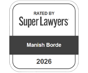 RATED BY Super Lawyers | Manish Borde | 2026